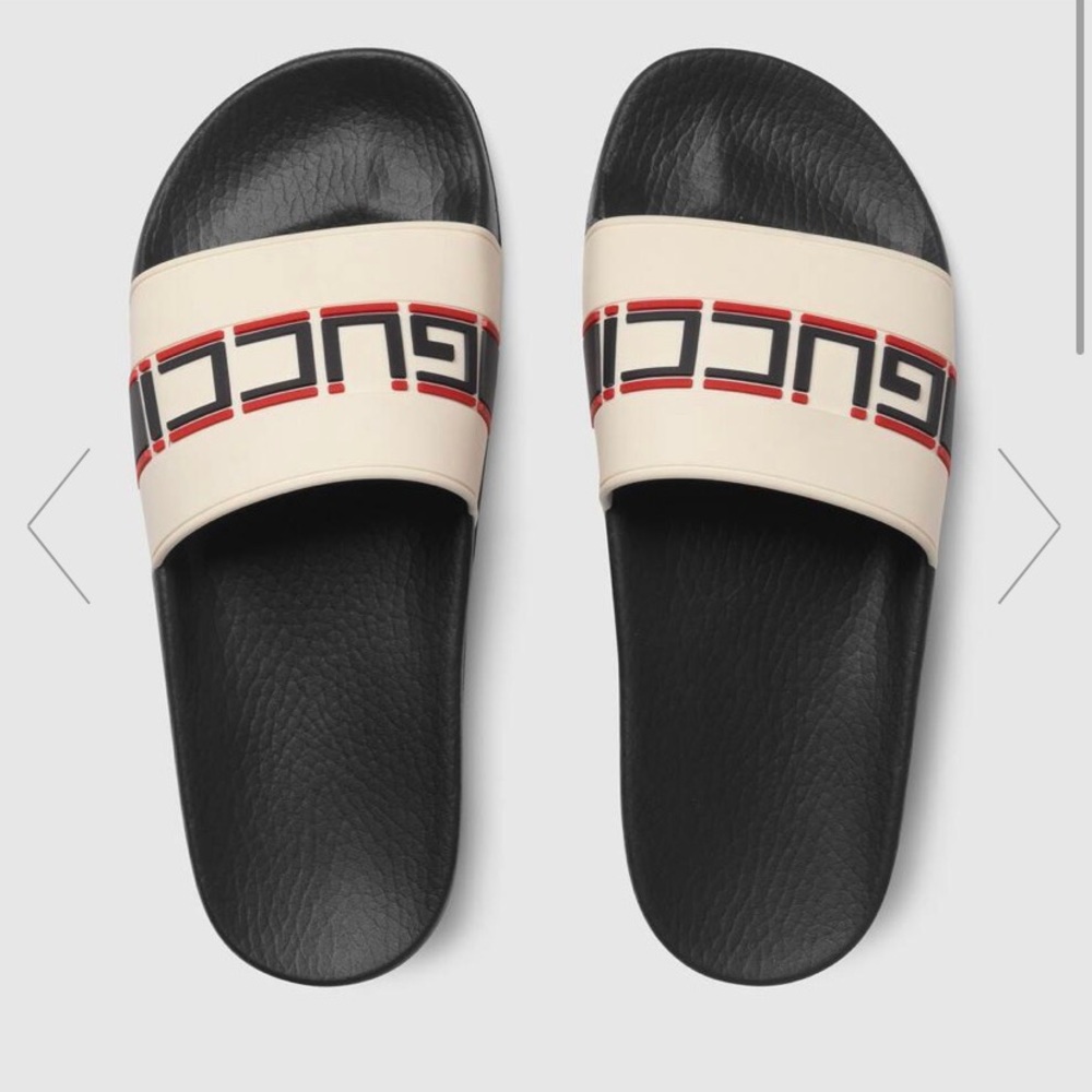 Gucci rubber slides